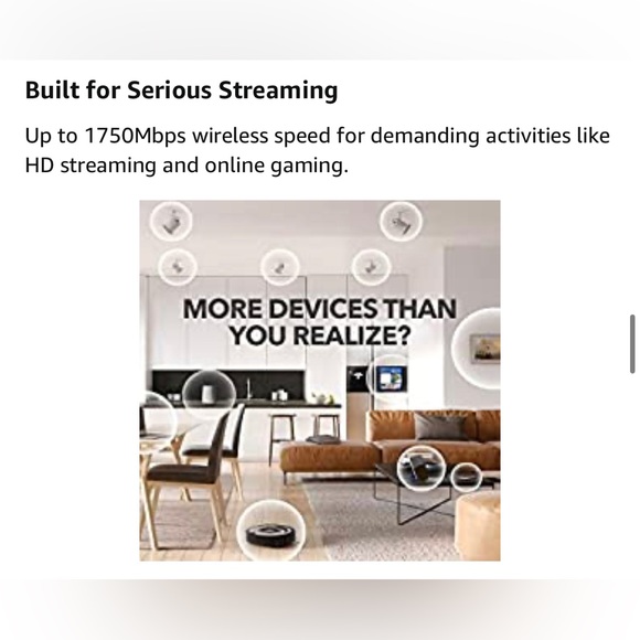 NETGEAR Nighthawk Smart Wi-Fi Router, R6700 - AC1750 - Picture 4 of 15